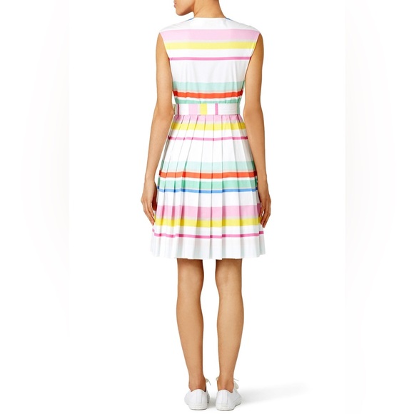 Kate Spade New York Multi Cape Stripe Shirtdress Size 2 NWT - Picture 2 of 10